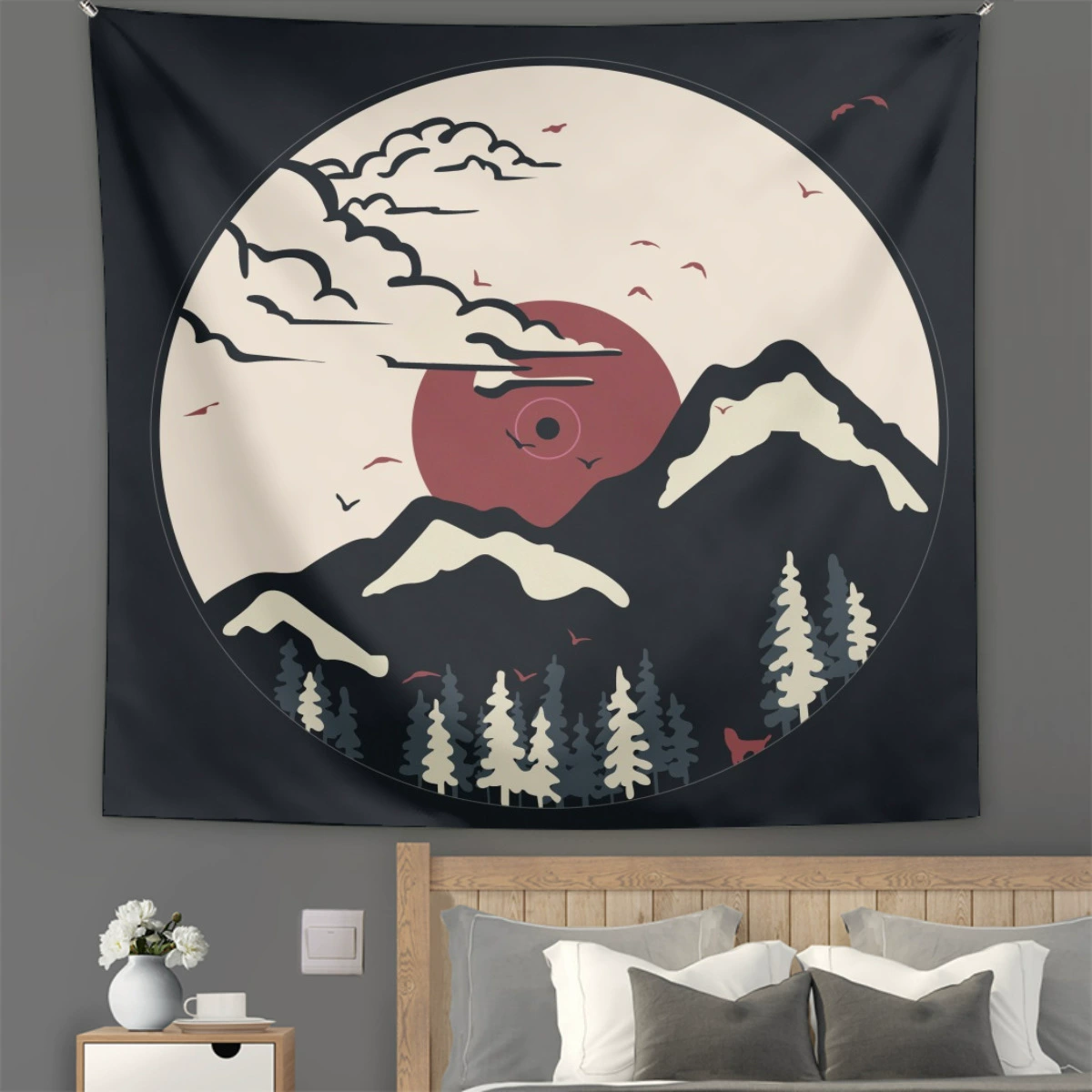 Digital tapestry, calendar, wall mount, 2023 collection, new collection