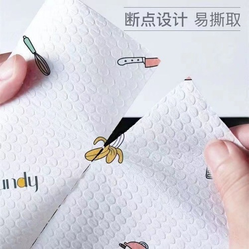 Kitchen paper wholesale paper towels disposable lazy rags dishwashing cloth non-stick oil absorbent wet and dry paper towels