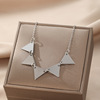 Fashionable accessory, universal necklace, European style, simple and elegant design