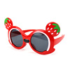 Children's fruit cute sunglasses, silica gel glasses, sun protection cream, 2022 collection, UF-protection