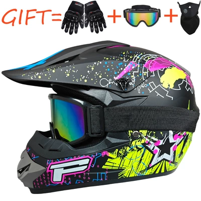 Motosiklet kaskı (dəbilqə) — Go-Kart Helmets, Electric Bike Helmets - purple-p-goggles-gloves-and-mask-s