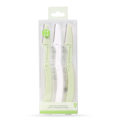 Kaqi Duoduo Macro Eyebrow Trimmer Folding Eyebrow Shaving Knife 3 Portable Anti-scratch Sharp Razor Women's KK812