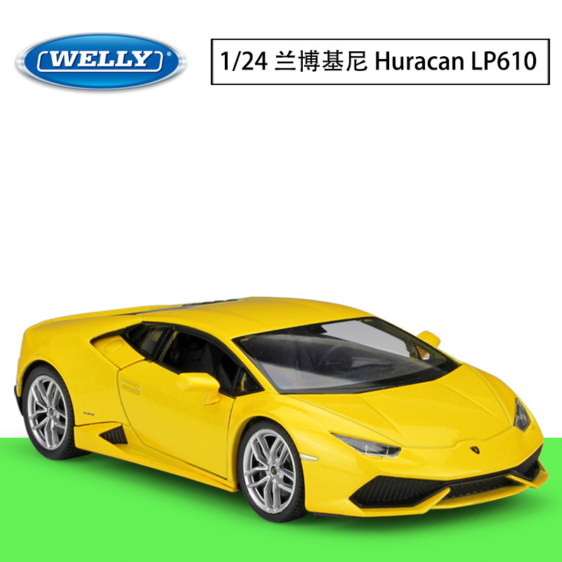 WELLY Willy 1:24 Lambo Huracan LP610-4 simulation alloy car model finished toy collection