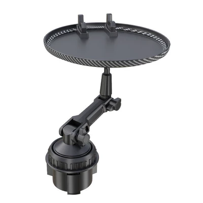 Car cup holder/beverage holder Table Tray, Rotatable Car Tray - ac-2344vehicle-mounted-round-pallet