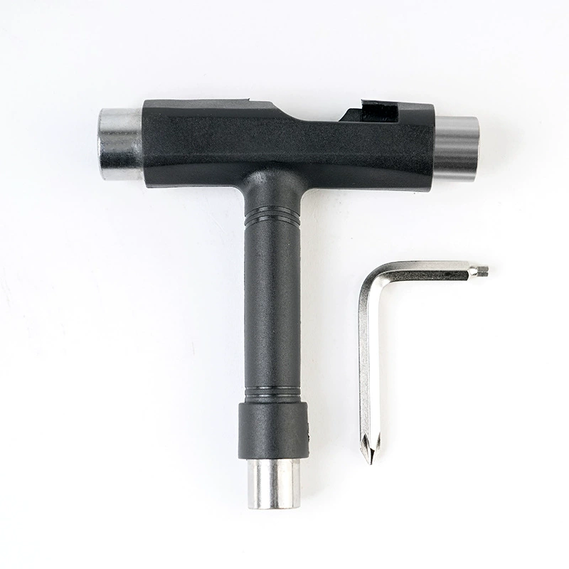 Инструмент для скейтборда T-Type L-Type Гаечный ключ с 3 отверстиями Регулировка обслуживания скольжения роликов Разборка Специальная винтовая фиксация MS2201