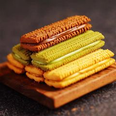 Fariz Cookie Sandwich Cookies 126g Box Matcha Flavor Cookies Net Snacks Breakfast Afternoon Tea Sweets
