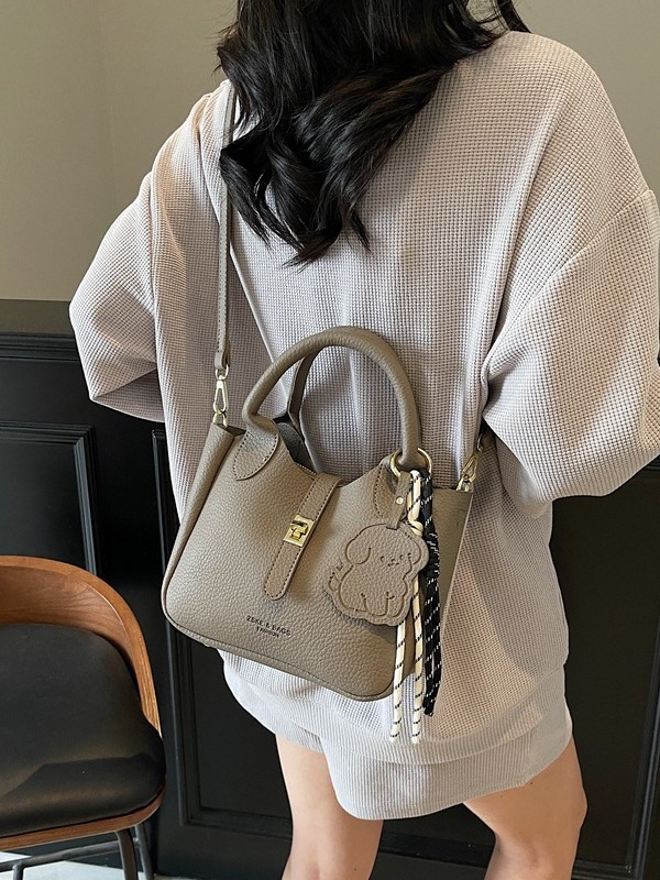 Nicho coreano bolso de cesta de verduras de mano mujer 2025 comercio exterior nueva moda bolso de cubo de moda bolso de hombro universal