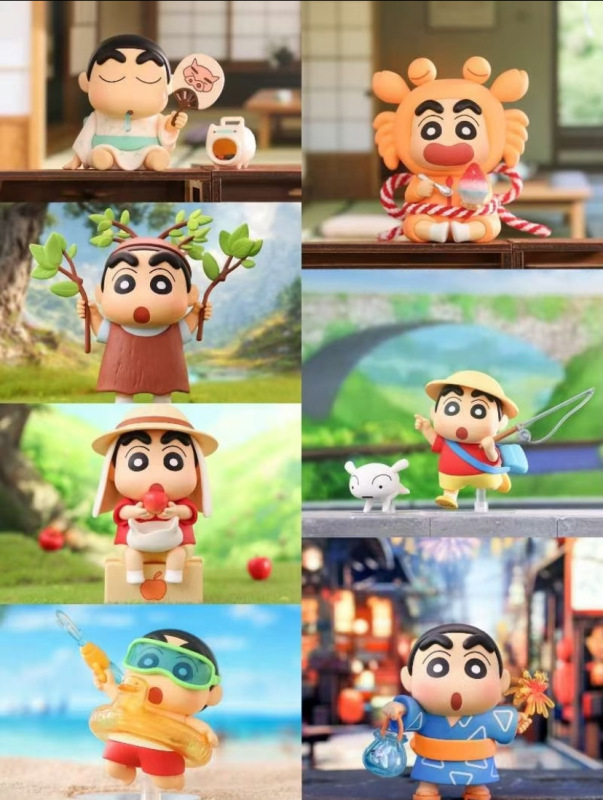 正版蜡笔小新美味春日部系列盲盒潮流玩偶手办可爱公仔摆件批发礼|undefined
