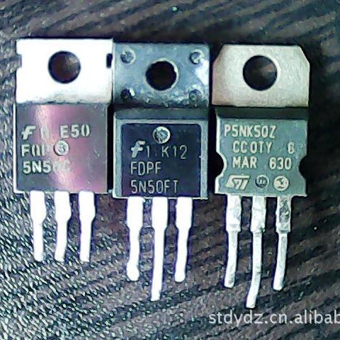 低价热卖拆机场效应管5N50 500V5A 电脑测好质量保证