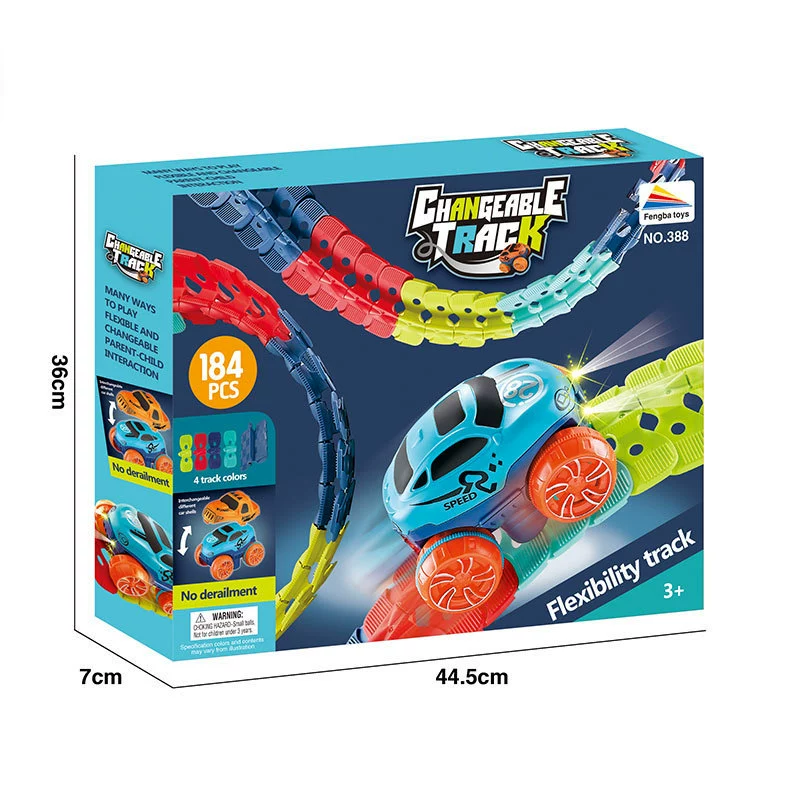 Roller coaster from soft rubber railed, electric subway, variable train, toy, (Cross-border trading), handmade