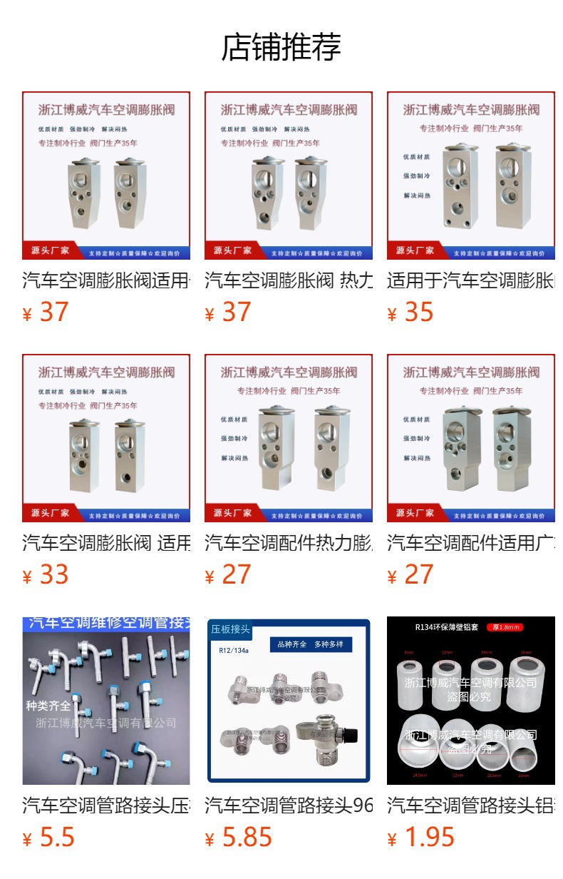 Car Air Conditioning Expansion Valve Suitable for Mercedes-Benz Car Expansion Valve Air Conditioning Parts Car Accessories Car Air Conditioning Accessories