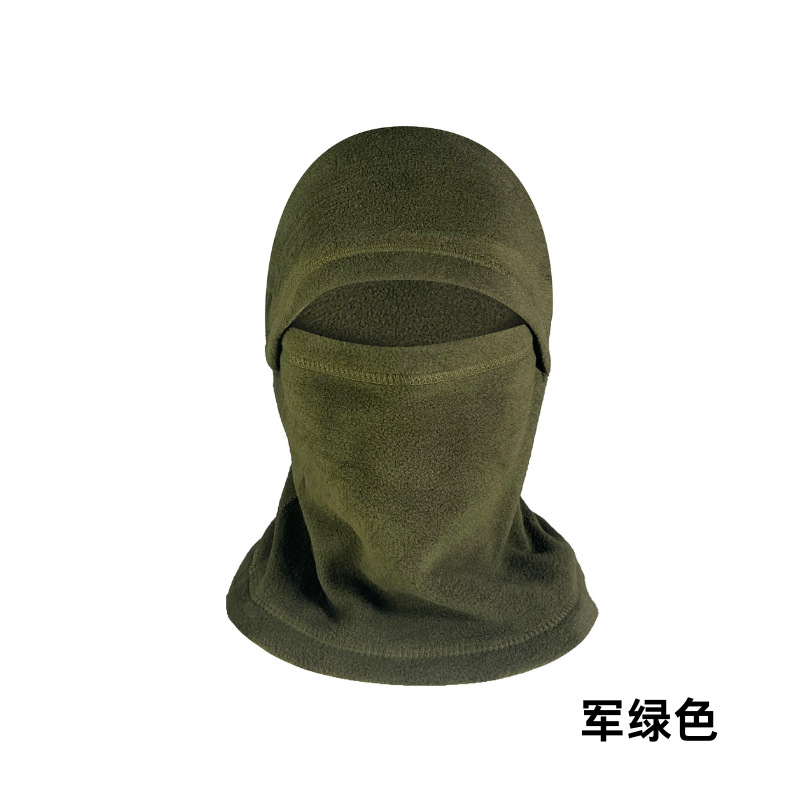 Invierno ciclismo máscara caliente cubierta de cuello multifuncional sombrero de esquí cubierta de cabeza de pelusa agitada con cubierta de pelusa cubierta de cuello