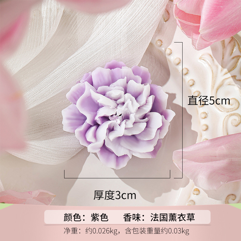 Día de la Madre regalos flor de claveles hechos a mano vela de fragancia día de San Valentín chicas regalos de mano flores vela fragancia