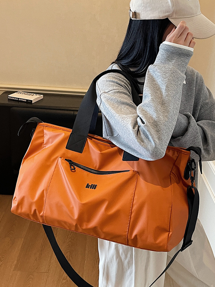Bolsa de viaje de gran capacidad de corta distancia, bolsa de transporte de mano para mujeres, bolsa de almacenamiento, bolsa de yoga de separación seca ligera image 5