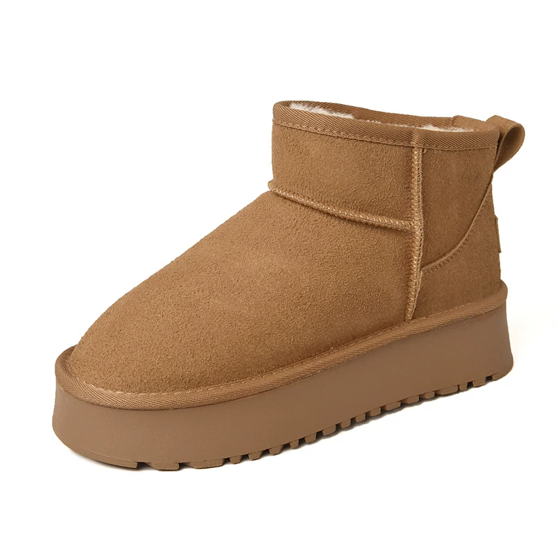 Warm boots platform, high shoes, 2025 years