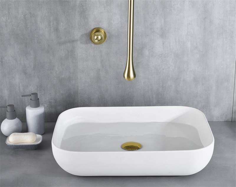 Kaiping Youjia Sanitary Ware Creative water Drop Ceiling Faucet, Suspended ceiling faucet, concealed column basin, suspended faucet 30593 undefined