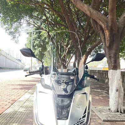 Motorcycle front windshield Nwg150 Special Front Windshield - transparent-color-40-thick-60cm-high-nwg150-only