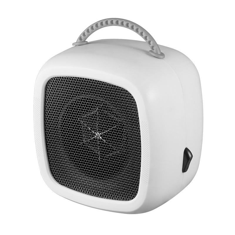 White two-speed portable heater