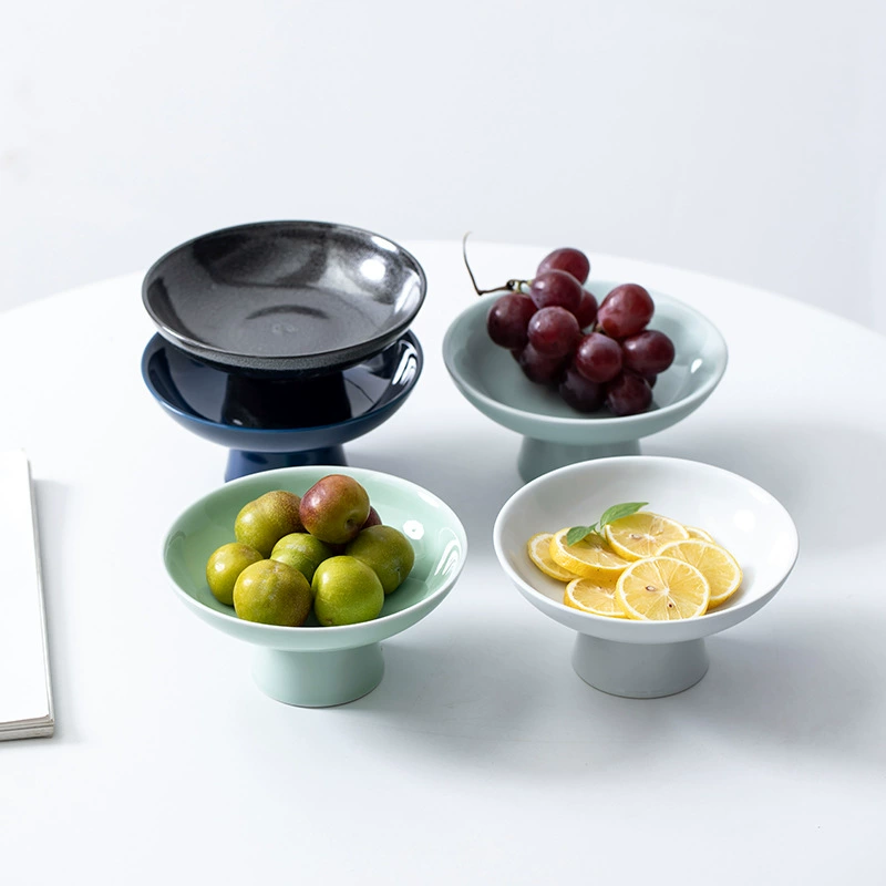 Керамическая высокотемпературная тарелка с фруктами большая тарелка для закусок