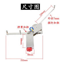 加强型单簧张力枪绞铜机 涨力枪放线架绕线机 电线铜丝双簧张力枪