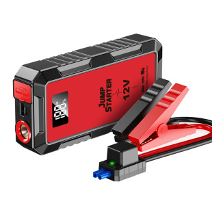 Car Jump Starter with Large Capacity, Portable, Supports 12V Cars, with Led Light, Emergency Jump Starter
