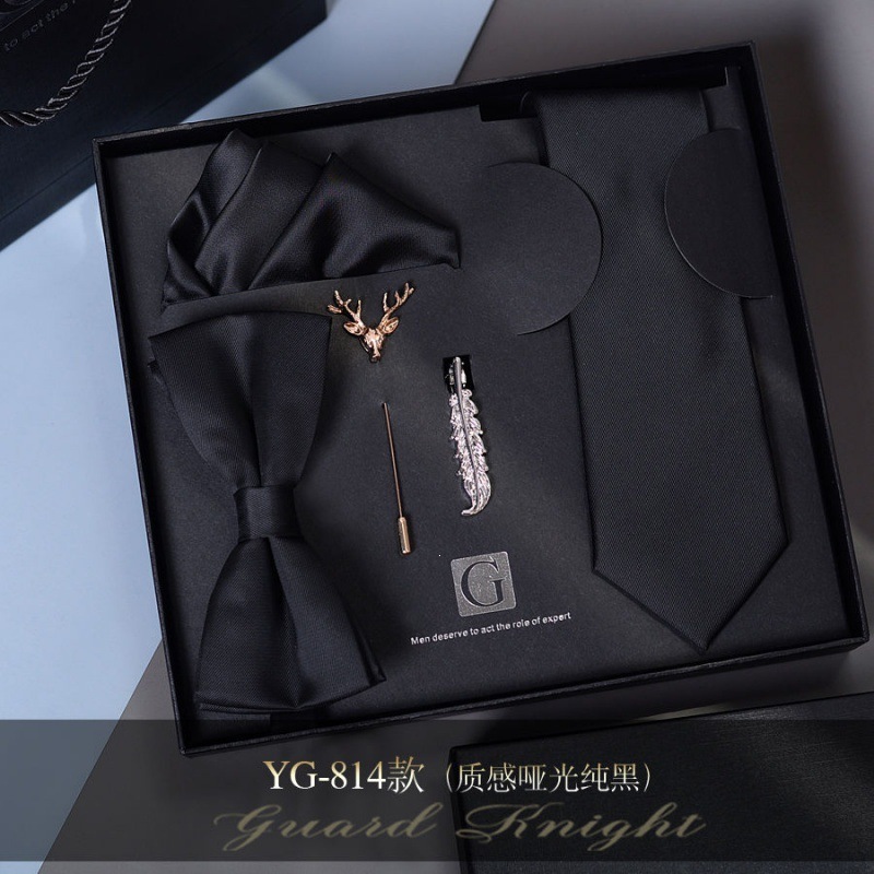 Caja de regalos de boda de novio formal europeo y americano corbata casual coreana para niños regalos de San Valentín sin golpear image 22