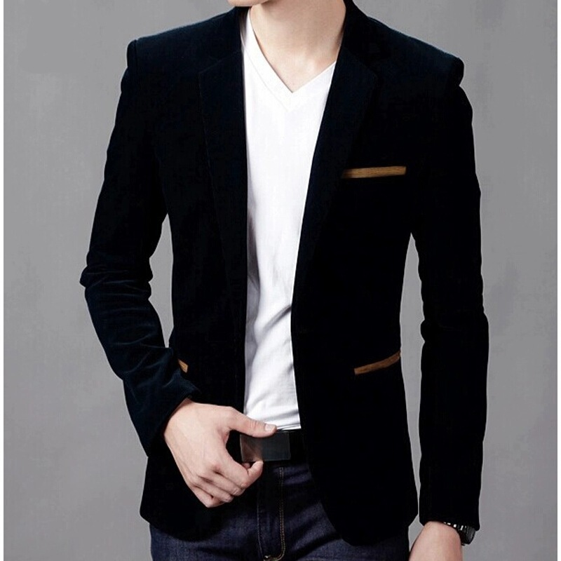 Men's Casual Suit Jacket, British Style Fashion Coat, Slim Fit Casual Blazer, Simple British Style Men's Casual Suit Jacket, British Style Fashion Coat, Slim Fit Casual Blazer, Simple British Style