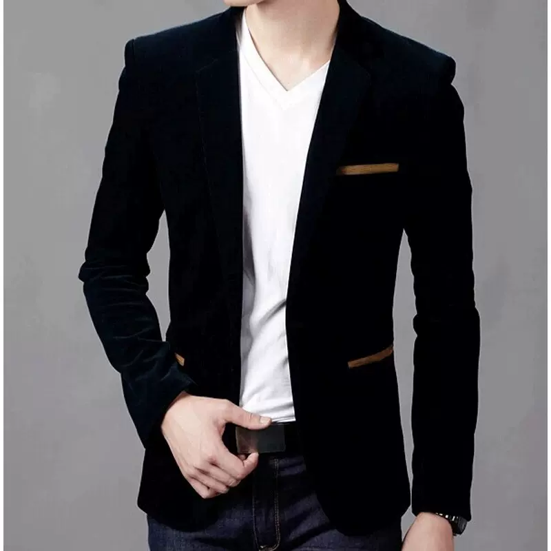 西服男便装单西英伦时尚外套休闲修身小西装简约英伦风