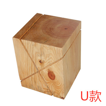 Taburetes de madera de tronco de alojamiento nórdico taburetes de madera maciza taburetes de asiento taburetes de madera maciza