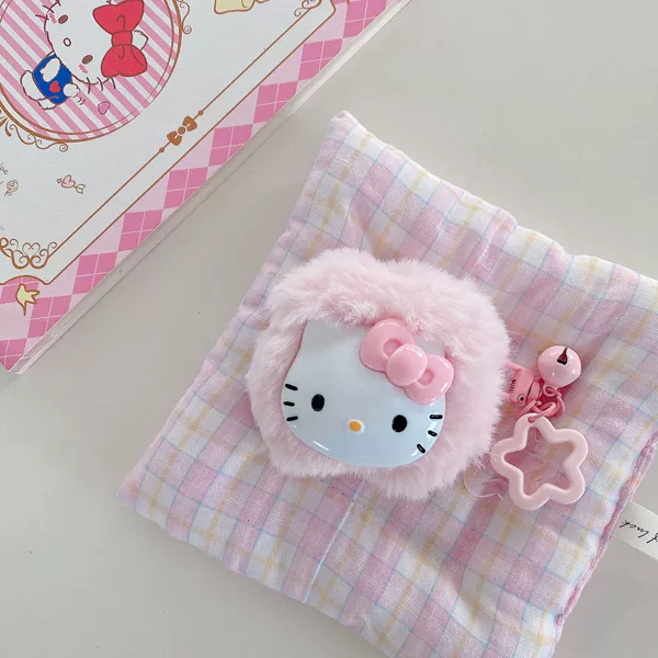 Pink plush kt cat + pendant