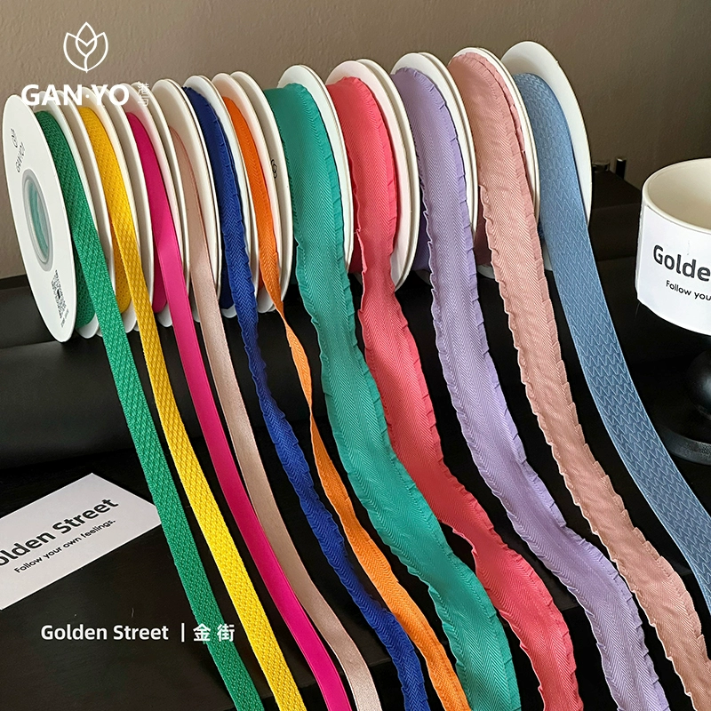 Гонконг с осенью и зимой допамин ленты цветочный букет с лентой цветочный флорист атласная лента выпечка с ручной подарочный материал