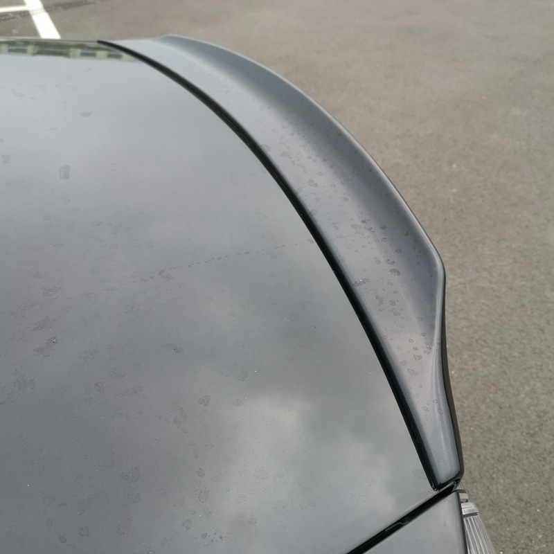 Suitable for 2009-2016 Mitsubishi Lancer Rear Wing, Lancer Modification Special Punch-Free Carbon Fiber Pattern Pressure Rear Wing