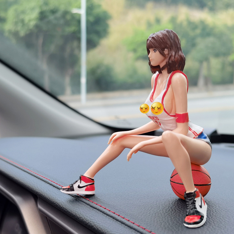 トランペットのスラムダンク湘北五虎自動車はアニメの車内アクセサリーを飾っています。|undefined