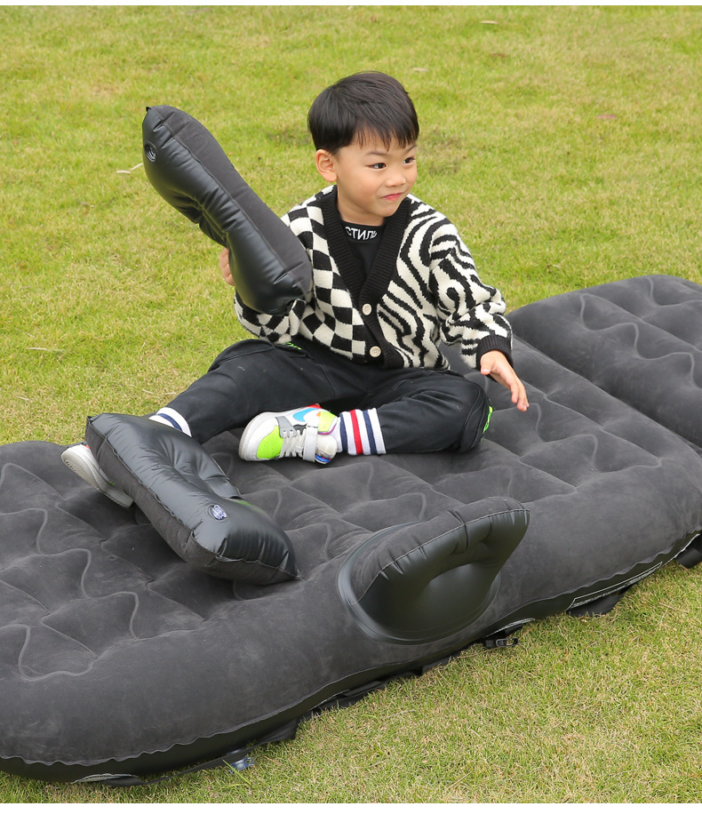 Car Inflatable Bed, Quick Automatic Inflation, Dual-Use for Car and Home, Travel Mattress, Camping, Portable for Back Seat and Trunk