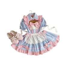 女童Lolita夏季洋装可爱公主风洛丽塔甜美超萌中大童夏天连衣裙子