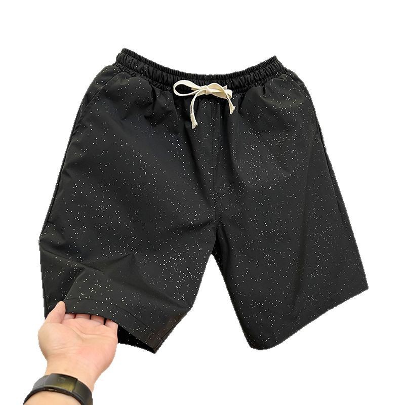 Herrenbekleidung Sommer Strand Freizeit Sportshorts Gerade Passform Polyester Nicht dehnbar Trendige Laufhosen_voghion.com