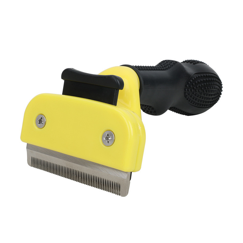 Peine para mascotas, peine para gatos, perro, gato, pelo flotante, cuchillo de pelo, peine para perros, peine para mascotas, peine para depilación con una tecla