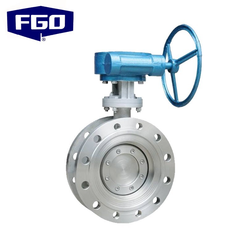 FGO 法兰硬密封蝶阀蜗轮蝶阀 不锈钢蝶阀 不锈钢316L D343W-16RL