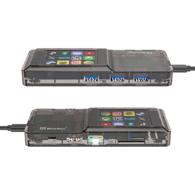 USB hub laptop docking station/typec interface docking station/with PD100W fast charging console