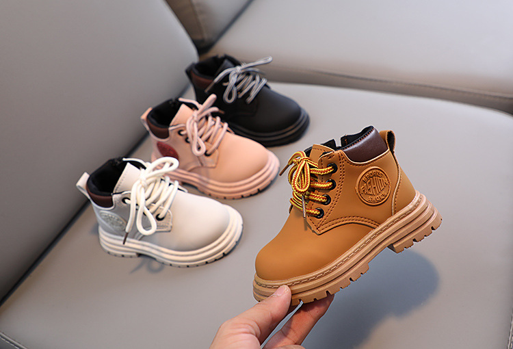 Martin 2023 Autumn/Winter New Children's Shoes Girls' Baby Little Yellow Boots Boys' Casual Soft_voghion.com