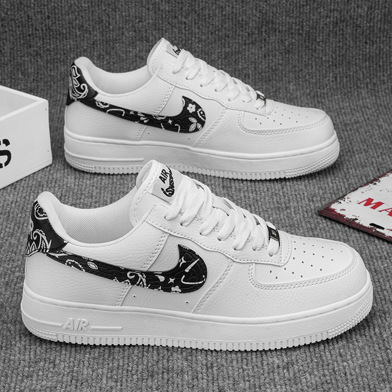 Кеды Nike Air Force 1, низкие белые туфли для мужчин и женщин, спортивные кроссовки для отдыха