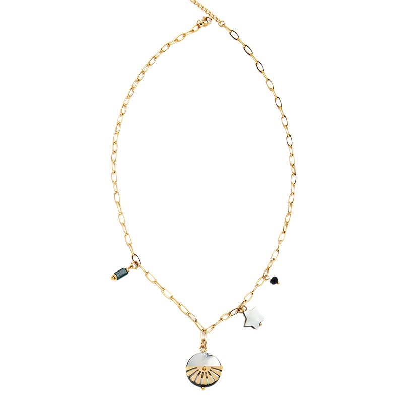 Oferta especial experiencia europea y americana joyería de acero titanio vacío galvanoplastia no decoloración no alérgica joyería pendientes collar fábrica al por mayor