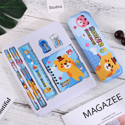 Creative stationery set gift box for children, primary school students, gift pack, student school supplies, prizes, event gifts, wholesale