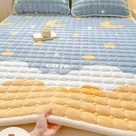 牛奶绒床垫软垫家用冬季加厚垫被褥子宿舍学生单人保暖毛毯床褥垫