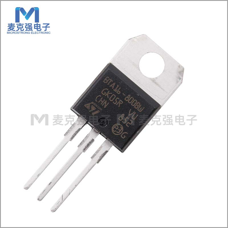 ST原装双向可控硅BTA16-800BW TO-220直插晶闸管16A/800V全新现货