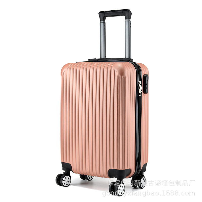 Fashionable universal design suitcase with zipper, city style, Birthday gift, 20 inch, with your logo imprint 3