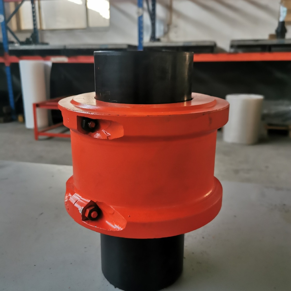 JS蛇形弹簧联轴器 大扭矩弹簧靠背轮连轴器45#钢材质