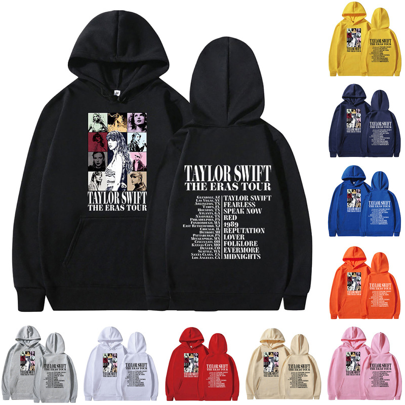 Taylor Swift peripheral same hooded sweater 3D printed autumn and winter clothes mildew men's and women's same sweater