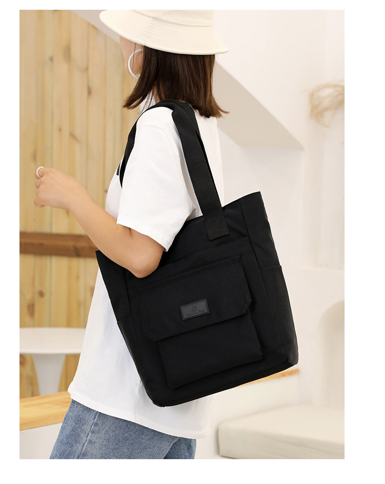 Custom-made tote bags for women, large-capacity fashionable and trendy handbags, printed LOGO nylon water-resistant single-shoulder bags undefined