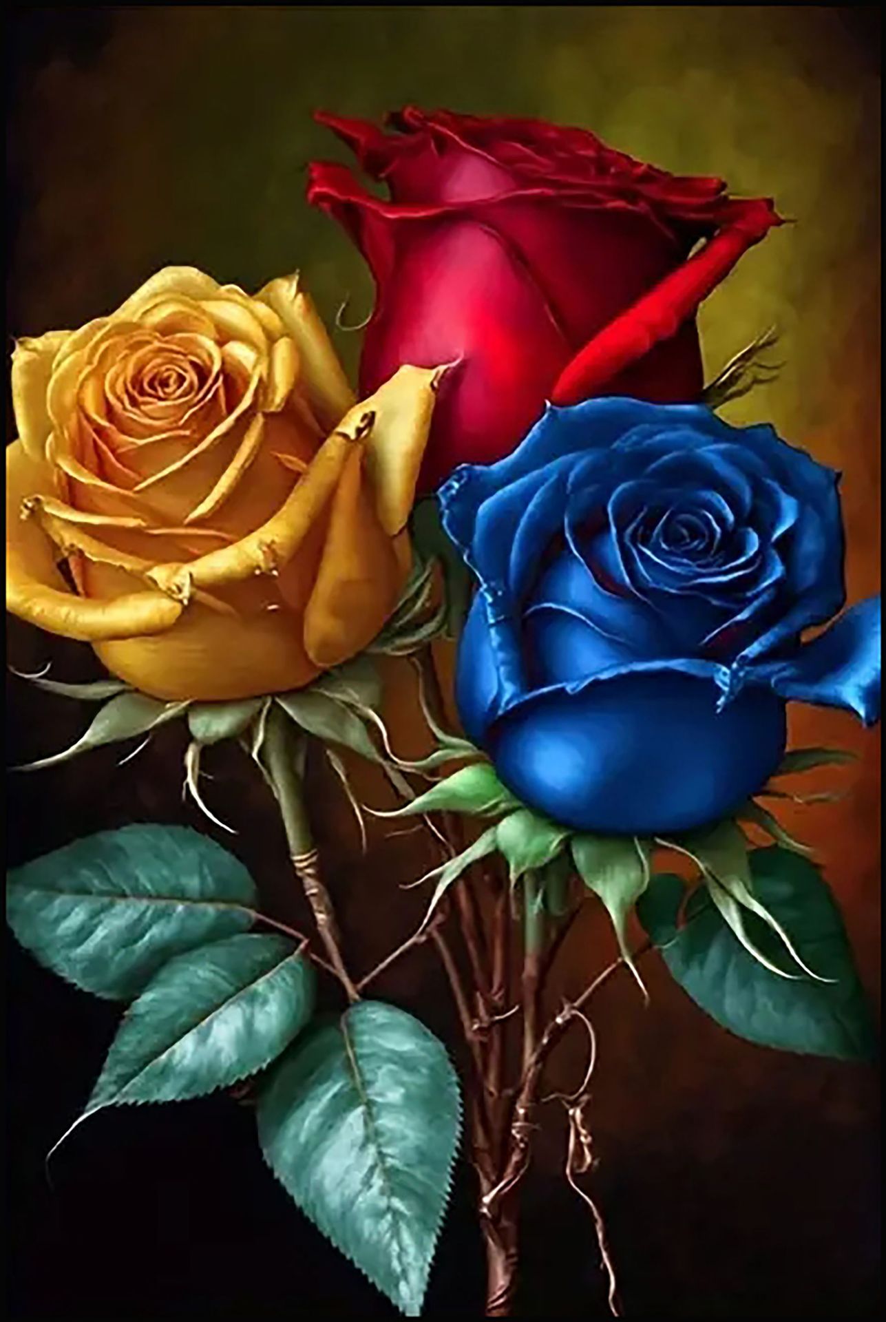 A Store Carpet Floor Mat Rose Coloring Simple Flower Living Room Decoration Painting Hanging Painting Wholesale Diamond Painting Crystal Velvet